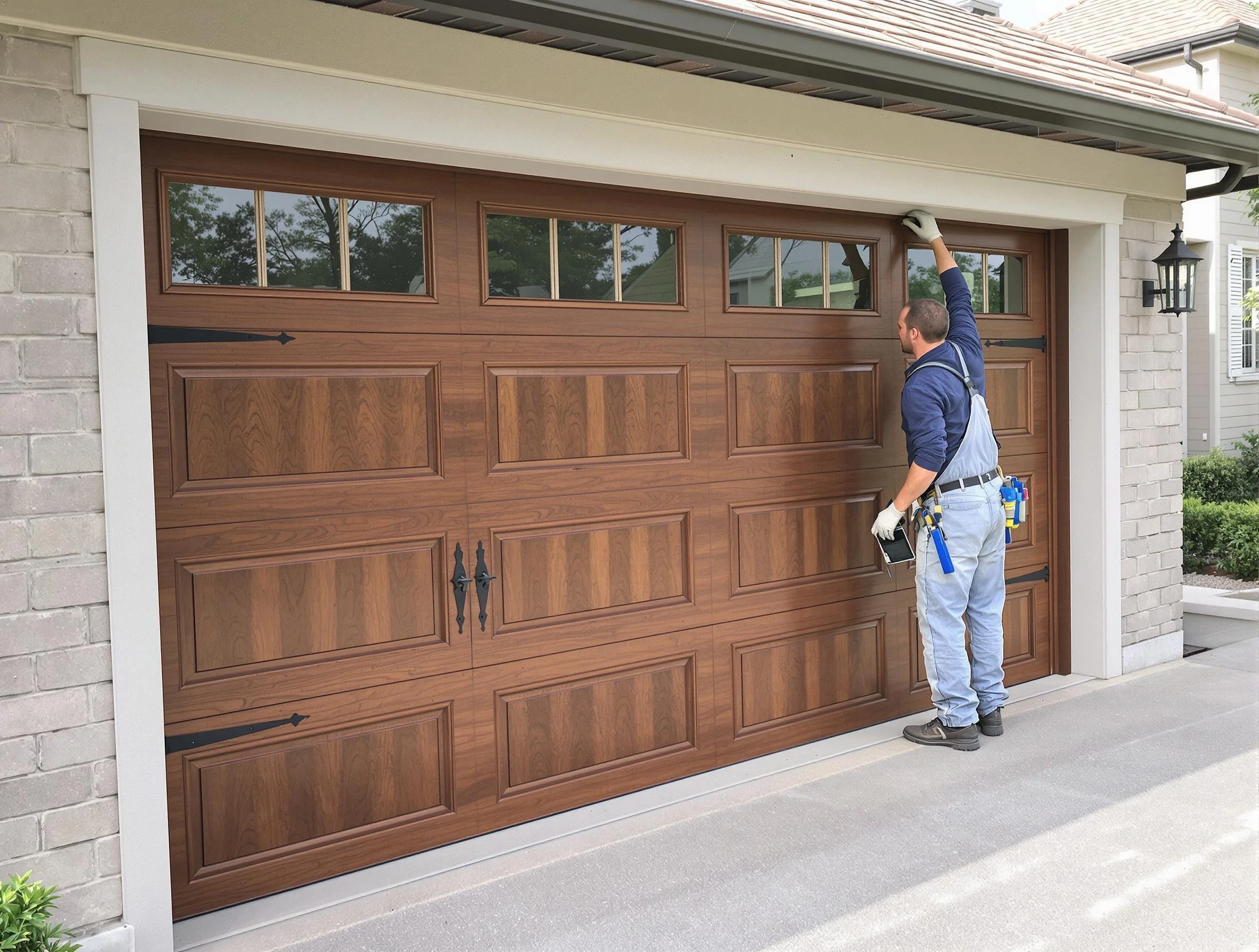 Custom garage door showcase by Fort Lauderdale Garage Door Repair in Fort Lauderdale