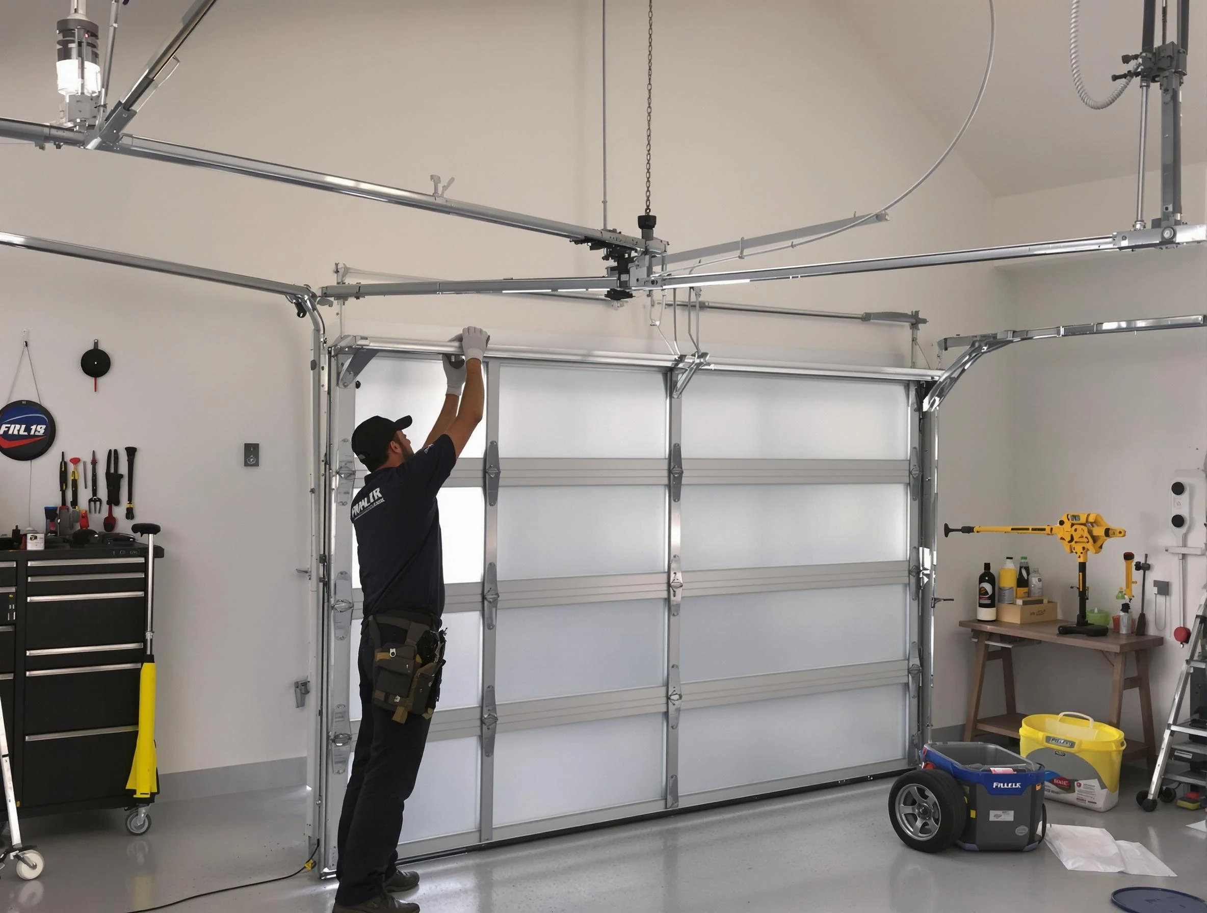 Fort Lauderdale Garage Door Repair certified team performing precision garage door installation in Fort Lauderdale