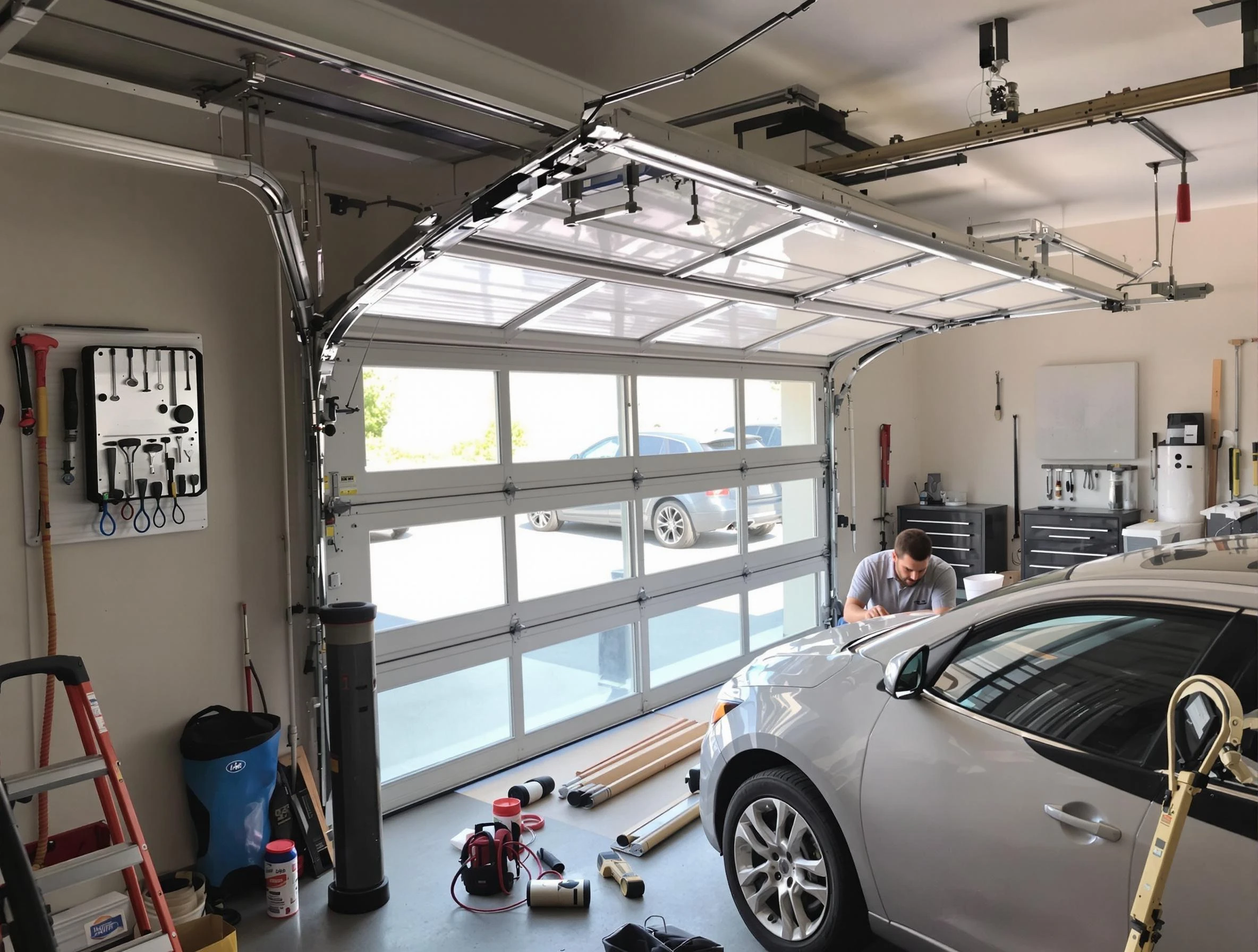 Garage door noise reduction service by Fort Lauderdale Garage Door Repair in Fort Lauderdale