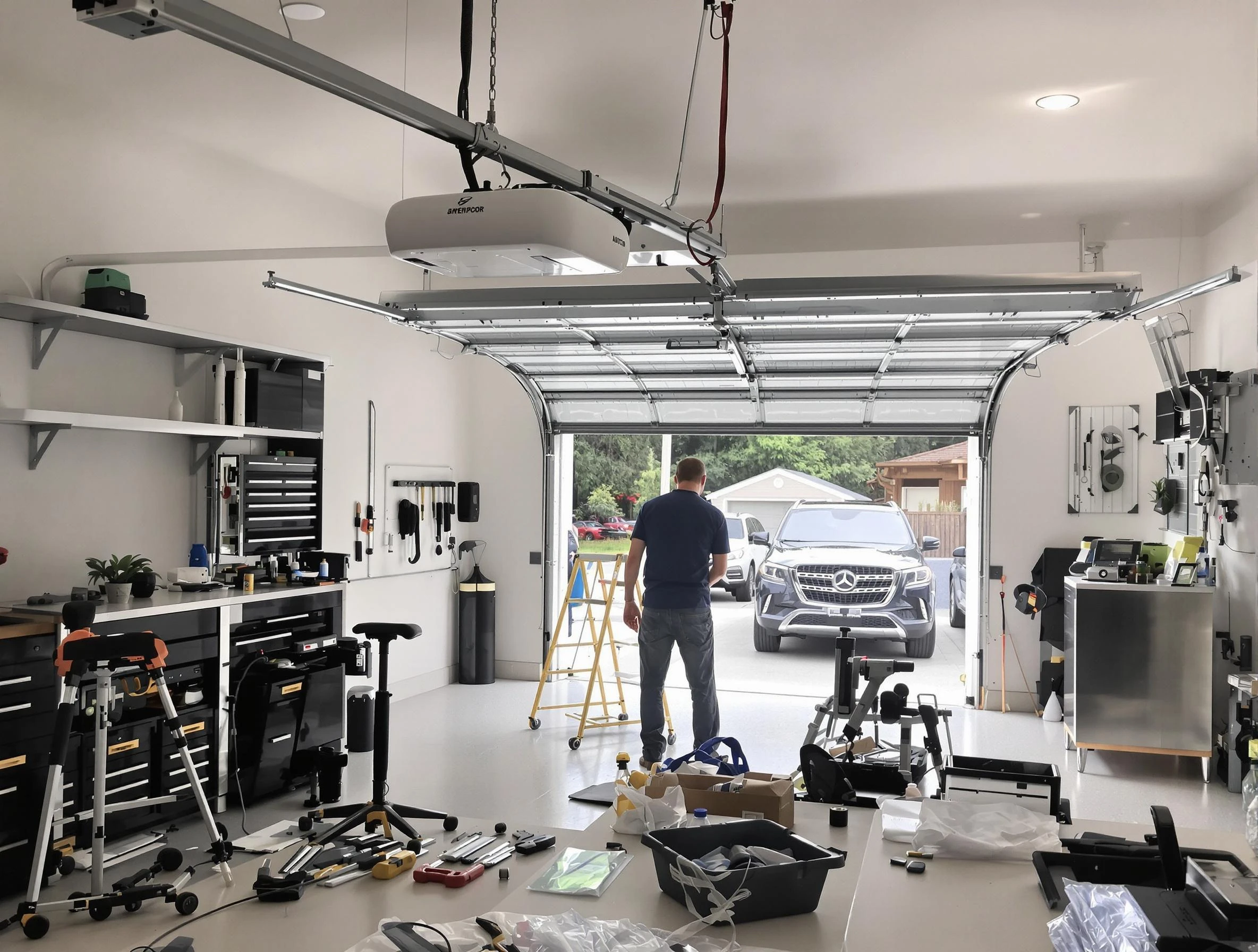 Garage door opener installation by Fort Lauderdale Garage Door Repair in Fort Lauderdale