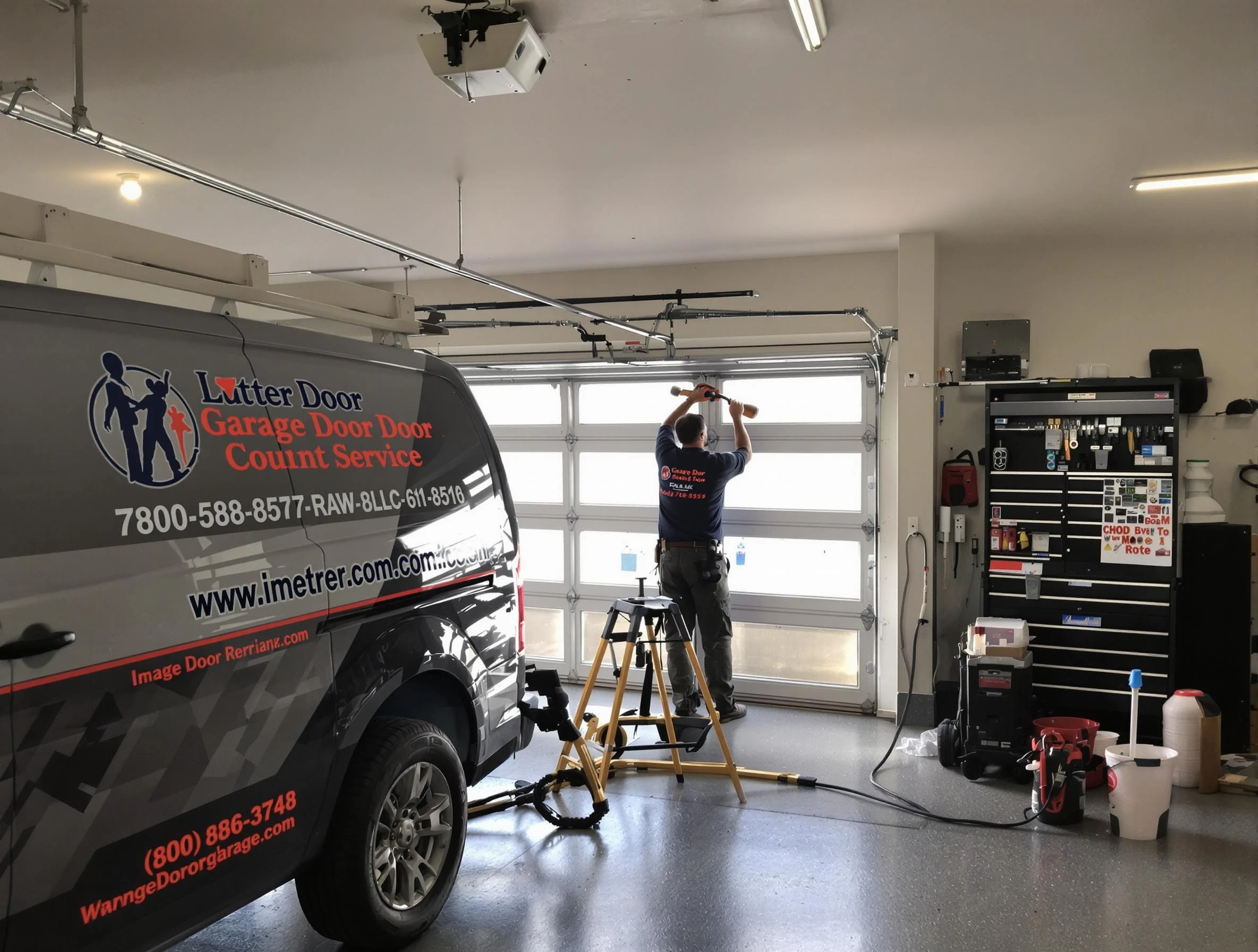 Fort Lauderdale Garage Door Repair rapid response team performing same-day repair in Fort Lauderdale